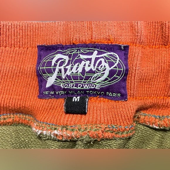 Runtz Worldwide Olive Orange Sweatsuit Hoodie Pants 420 Smoke Wear Men Sz Medium - Picture 16 of 16